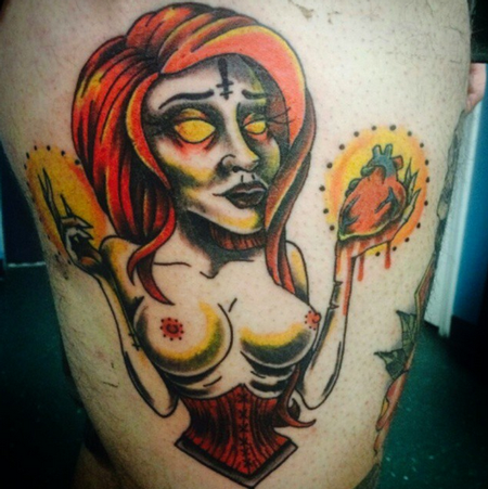 Tattoos - Evil Zombie Girl - 100051